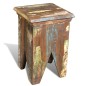 vidaXL Taburete de madera maciza reciclada vidaXL Taburete de madera maciza reciclada