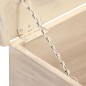 vidaXL Caja de almacenaje madera maciza de acacia 110x40x45 cm blanco vidaXL Caja de almacenaje madera maciza de acacia 110x40x45 cm blanco