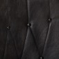 vidaXL Sillón orejero de cuero auténtico negro canela vidaXL Sillón orejero de cuero auténtico negro canela
