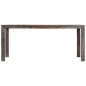 vidaXL Mesa de comedor de madera maciza de sheesham gris 180x90x76 cm vidaXL Mesa de comedor de madera maciza de sheesham gris 180x90x76 cm