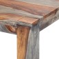 vidaXL Mesa de comedor de madera maciza de sheesham gris 180x90x76 cm vidaXL Mesa de comedor de madera maciza de sheesham gris 180x90x76 cm