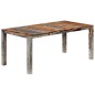 vidaXL Mesa de comedor de madera maciza de sheesham gris 180x90x76 cm vidaXL Mesa de comedor de madera maciza de sheesham gris 180x90x76 cm