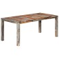 vidaXL Mesa de comedor de madera maciza de sheesham gris 180x90x76 cm vidaXL Mesa de comedor de madera maciza de sheesham gris 180x90x76 cm
