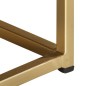 vidaXL Mesa de centro madera maciza de mango negro y dorado 90x50x35cm vidaXL Mesa de centro madera maciza de mango negro y dorado 90x50x35cm