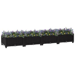 vidaXL Arriate 160x40x23 cm polipropileno