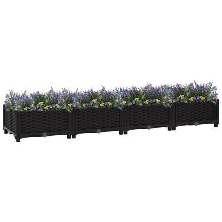 vidaXL Arriate 160x40x23 cm polipropileno