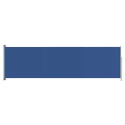 vidaXL Toldo lateral retráctil de jardín azul 180x600 cm