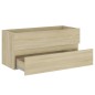 vidaXL Mueble con lavabo madera de ingeniería roble Sonoma vidaXL Mueble con lavabo madera de ingeniería roble Sonoma