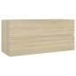 vidaXL Mueble con lavabo madera de ingeniería roble Sonoma vidaXL Mueble con lavabo madera de ingeniería roble Sonoma