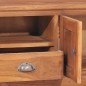 vidaXL Mueble para TV madera maciza de teca 100x30x40 cm