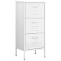 vidaXL Armario de almacenamiento acero blanco 42,5x35x101,5 cm vidaXL Armario de almacenamiento acero blanco 42,5x35x101,5 cm
