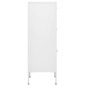 vidaXL Armario de almacenamiento acero blanco 42,5x35x101,5 cm vidaXL Armario de almacenamiento acero blanco 42,5x35x101,5 cm