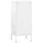 vidaXL Armario de almacenamiento acero blanco 42,5x35x101,5 cm vidaXL Armario de almacenamiento acero blanco 42,5x35x101,5 cm