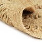 vidaXL Alfombra hecha a mano de yute trenzado 210 cm vidaXL Alfombra hecha a mano de yute trenzado 210 cm