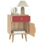 vidaXL Mesita de noche madera contrachapada 40x30x55 cm vidaXL Mesita de noche madera contrachapada 40x30x55 cm