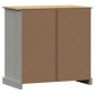 vidaXL Aparador con cajones VIGO madera maciza pino gris 78x40x75 cm vidaXL Aparador con cajones VIGO madera maciza pino gris 78x40x75 cm