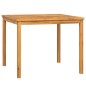 vidaXL Mesa de comedor de jardín madera maciza de acacia 90x90x74 cm