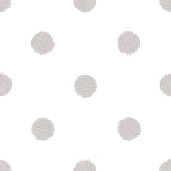 Urban Friends & Coffee Papel de pared puntos blanco y gris