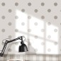 Urban Friends & Coffee Papel de pared puntos blanco y gris Urban Friends & Coffee Papel de pared puntos blanco y gris
