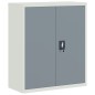 vidaXL Armario archivador acero gris claro y gris oscuro 90x40x105 cm