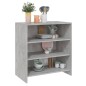 vidaXL Aparador de madera contrachapada gris hormigón 70x40,5x75 cm vidaXL Aparador de madera contrachapada gris hormigón 70x40,5x75 cm
