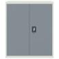 vidaXL Armario archivador acero gris claro y gris oscuro 90x40x105 cm