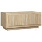 vidaXL Mesa de centro madera contrachapada roble Sonoma 102x50x45 cm vidaXL Mesa de centro madera contrachapada roble Sonoma 102x50x45 cm