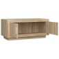vidaXL Mesa de centro madera contrachapada roble Sonoma 102x50x45 cm vidaXL Mesa de centro madera contrachapada roble Sonoma 102x50x45 cm