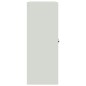 vidaXL Armario archivador acero gris claro y gris oscuro 90x40x105 cm
