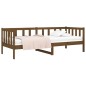 vidaXL Sofá cama de madera maciza de pino marrón miel 80x200 cm vidaXL Sofá cama de madera maciza de pino marrón miel 80x200 cm