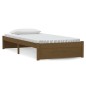 vidaXL Estructura de cama madera maciza marrón miel 90x190 cm vidaXL Estructura de cama madera maciza marrón miel 90x190 cm