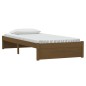 vidaXL Estructura de cama madera maciza marrón miel 90x190 cm vidaXL Estructura de cama madera maciza marrón miel 90x190 cm
