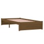 vidaXL Estructura de cama madera maciza marrón miel 90x190 cm vidaXL Estructura de cama madera maciza marrón miel 90x190 cm