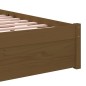 vidaXL Estructura de cama madera maciza marrón miel 90x190 cm vidaXL Estructura de cama madera maciza marrón miel 90x190 cm