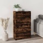 vidaXL Cómoda de madera contrachapada roble ahumado 60x36x103 cm vidaXL Cómoda de madera contrachapada roble ahumado 60x36x103 cm