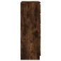 vidaXL Cómoda de madera contrachapada roble ahumado 60x36x103 cm vidaXL Cómoda de madera contrachapada roble ahumado 60x36x103 cm