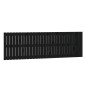 vidaXL Cabecero de cama de pared madera maciza pino negro 185x3x60 cm vidaXL Cabecero de cama de pared madera maciza pino negro 185x3x60 cm