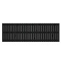 vidaXL Cabecero de cama de pared madera maciza pino negro 185x3x60 cm vidaXL Cabecero de cama de pared madera maciza pino negro 185x3x60 cm