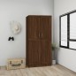 vidaXL Armario madera contrachapada roble marrón 82,5x51,5x180 cm vidaXL Armario madera contrachapada roble marrón 82,5x51,5x180 cm