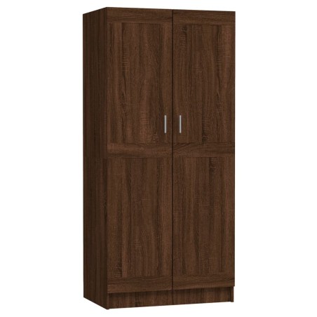 vidaXL Armario madera contrachapada roble marrón 82,5x51,5x180 cm