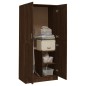 vidaXL Armario madera contrachapada roble marrón 82,5x51,5x180 cm vidaXL Armario madera contrachapada roble marrón 82,5x51,5x180 cm