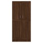 vidaXL Armario madera contrachapada roble marrón 82,5x51,5x180 cm vidaXL Armario madera contrachapada roble marrón 82,5x51,5x180 cm