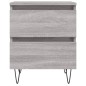 vidaXL Mesita de noche madera de ingeniería gris Sonoma 40x35x50 cm vidaXL Mesita de noche madera de ingeniería gris Sonoma 40x35x50 cm