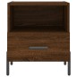 vidaXL Mesita de noche madera de ingeniería roble marrón 40x35x47,5 cm vidaXL Mesita de noche madera de ingeniería roble marrón 40x35x47,5 cm