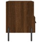 vidaXL Mesita de noche madera de ingeniería roble marrón 40x35x47,5 cm vidaXL Mesita de noche madera de ingeniería roble marrón 40x35x47,5 cm