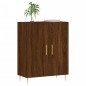 vidaXL Aparador de madera de ingeniería marrón roble 69,5x34x90 cm vidaXL Aparador de madera de ingeniería marrón roble 69,5x34x90 cm