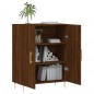 vidaXL Aparador de madera de ingeniería marrón roble 69,5x34x90 cm vidaXL Aparador de madera de ingeniería marrón roble 69,5x34x90 cm