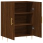 vidaXL Aparador de madera de ingeniería marrón roble 69,5x34x90 cm vidaXL Aparador de madera de ingeniería marrón roble 69,5x34x90 cm