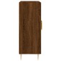 vidaXL Aparador de madera de ingeniería marrón roble 69,5x34x90 cm vidaXL Aparador de madera de ingeniería marrón roble 69,5x34x90 cm