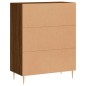 vidaXL Aparador de madera de ingeniería marrón roble 69,5x34x90 cm vidaXL Aparador de madera de ingeniería marrón roble 69,5x34x90 cm